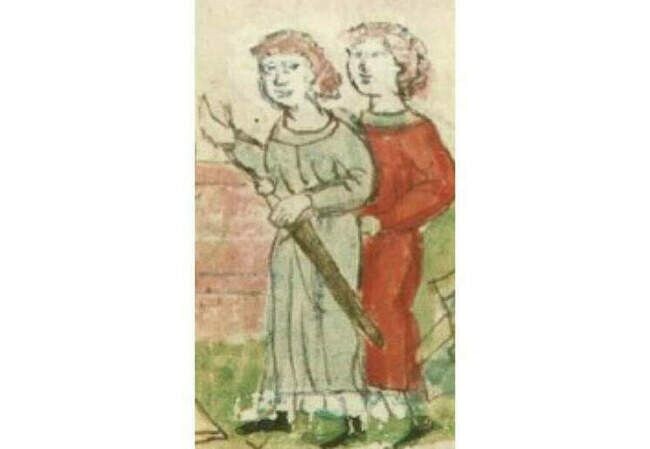 Аскольд и Дир: миниатюра из Радзивилловской летописи