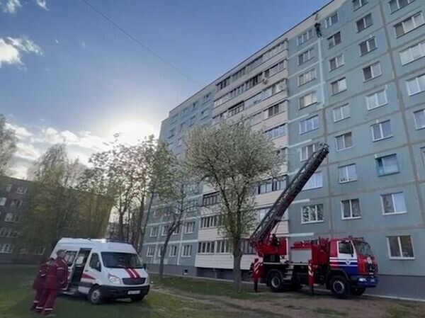 Вот как бывает: альпинист запутался в снаряжении в Бобруйске