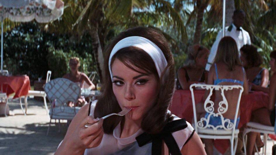 Клодин Оже в фильме "Широкая Молния" (1965)