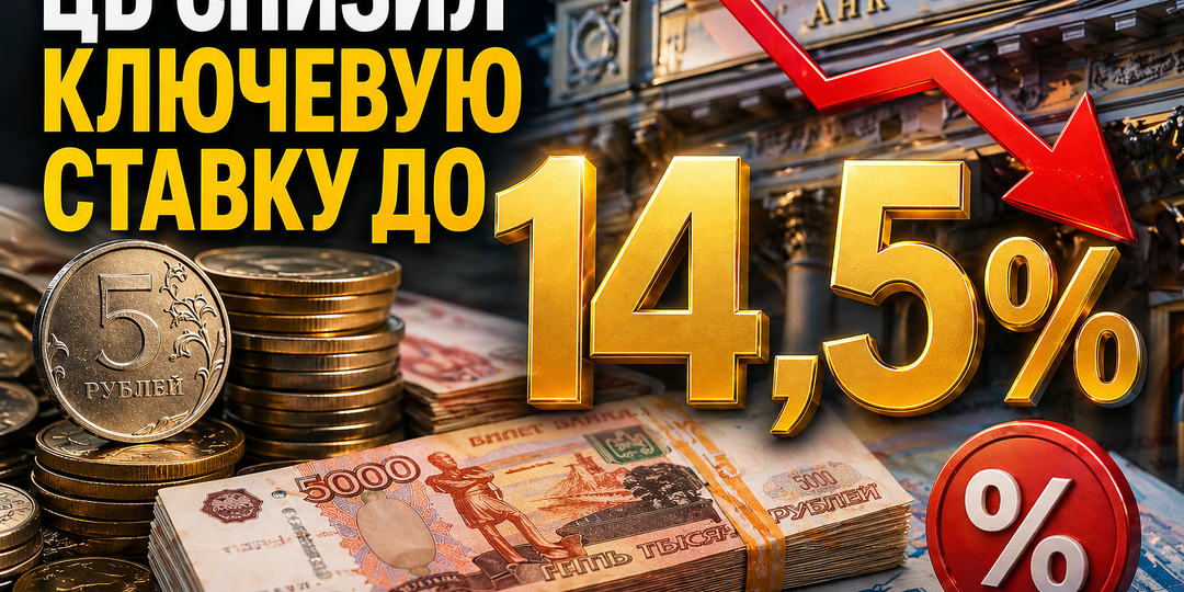ЦБ снизил ставку до 14,5%: вклады обвалятся, кредиты подешевеют?
