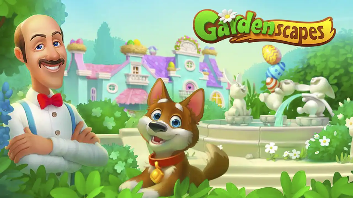 Gardenscapes — мобильная головоломка в жанре «три в ряд» от компании Playrix