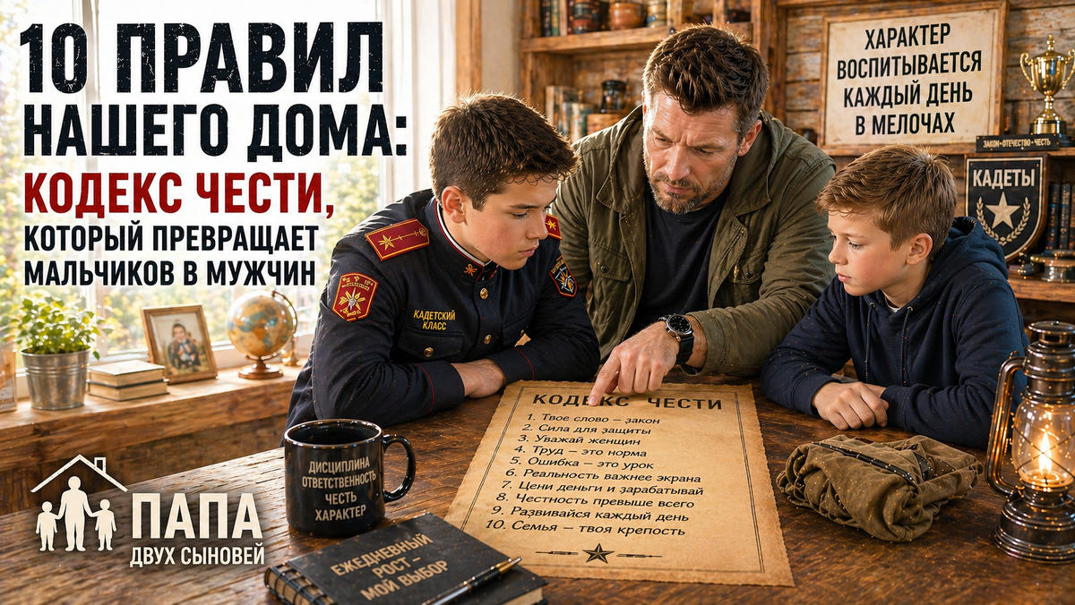 10 правил нашего дома: Кодекс чести, который превращает мальчиков в мужчин
