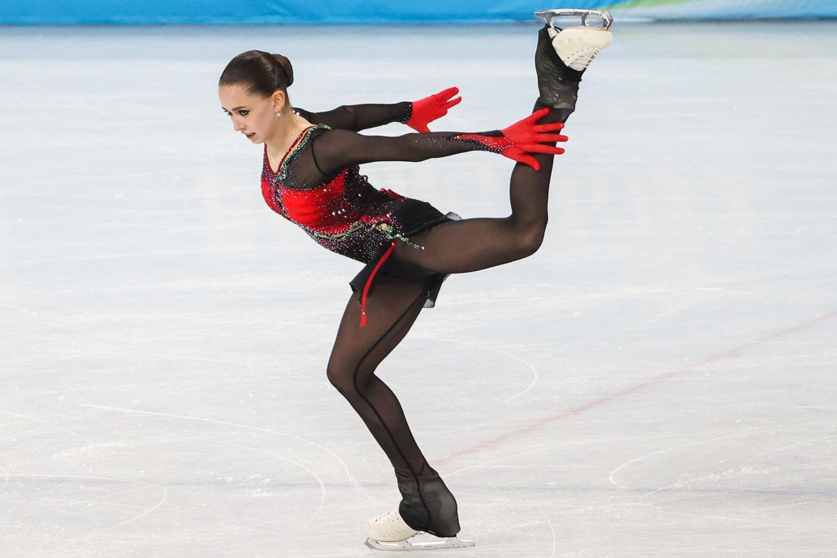 Валерий Шарифулин / ТАСС📷Камила Валиева во время Олимпиады-2022, 17 февраля 2022 года