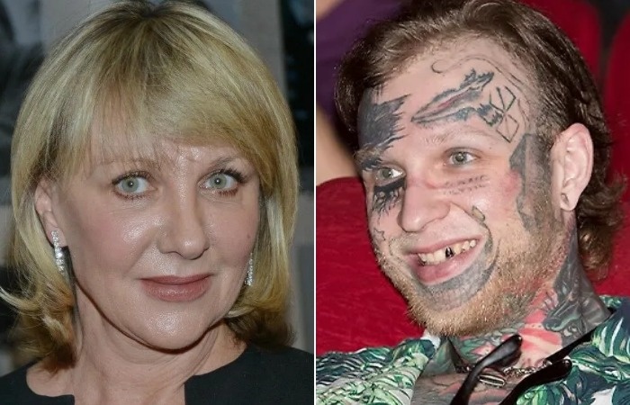 Денис начал колоть тату ещё в подростковом возрасте, и слухи ходили, что первый визит в салон был из-за девушки, в которую он был по уши влюблён. Но это, как говорится, полуправда. В интервью Надежде Стрелец Яковлева пролила свет на истинную причину: оказывается, Шальных так убивался из-за смерти своего пса, что в конце 11-го класса уговорил маму вывести на своей коже изображение любимого хаски. Это было своего рода символическим прощанием, только вот теперь у него на коже остался вечный спутник, который не сможет предать или умереть.