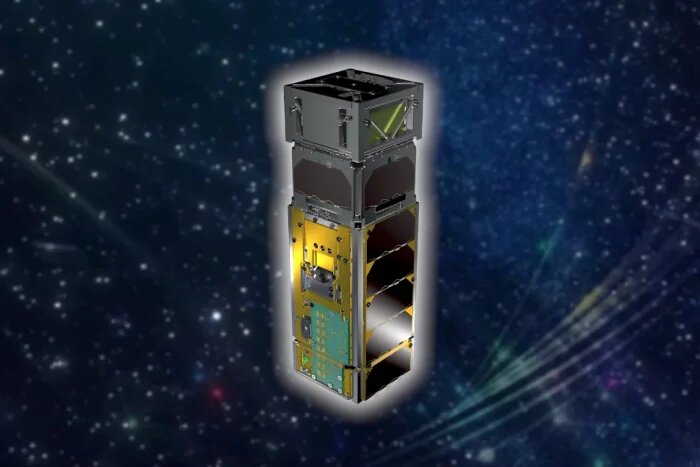 Новый кубсат JAXA перед развертыванием антенны.  📷
