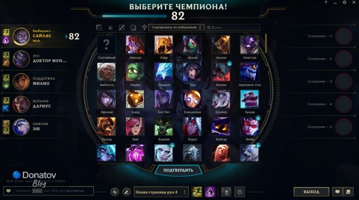    Стадия пика персонажей
