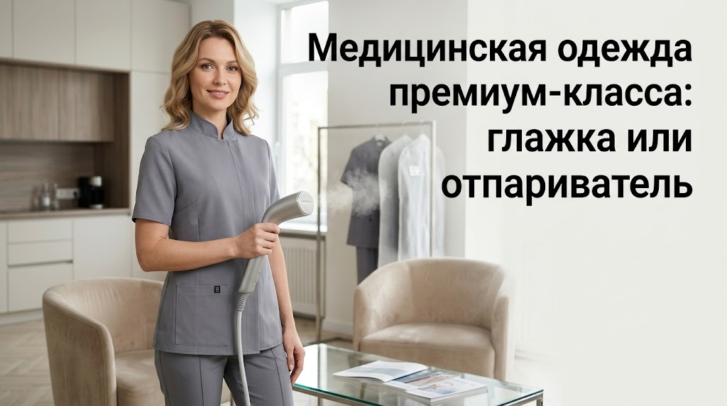    Сравнение глажки и отпаривателя для медицинской одежды премиум-класса Medavibe