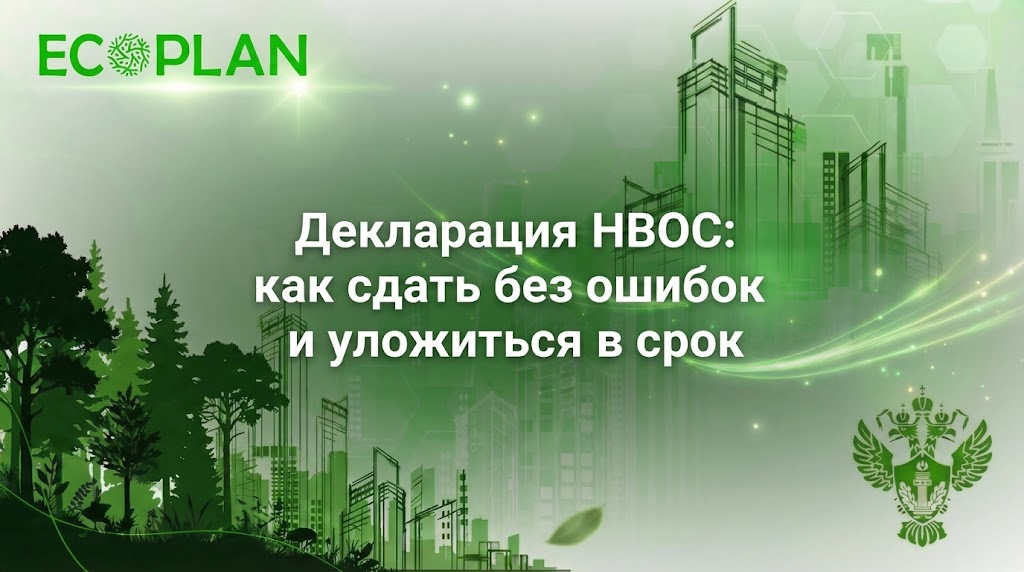    Процесс сдачи декларации НВОС без ошибок Ecoplan