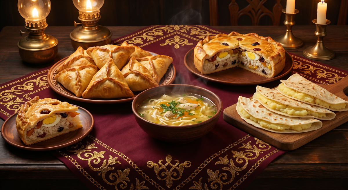 Татарская кухня — одна из немногих региональных кухонь России с настоящей кулинарной школой, сотнями рецептов и тысячелетней историей. Эчпочмак, губадия, кыстыбый — это не просто еда, это культурный код целого народа