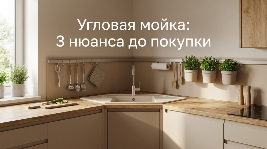    Преимущества и недостатки выбора угловой мойки для оптимизации пространства. MDKUHNY
