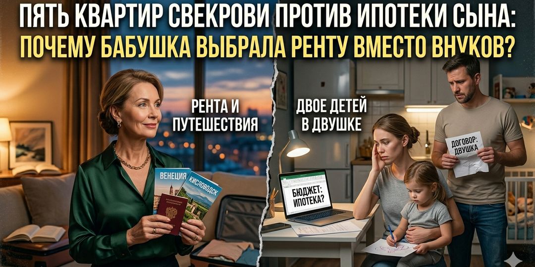 Справедливость или эгоизм? Свекровь отказалась расширять жилье детям, чтобы пожить «для себя»
