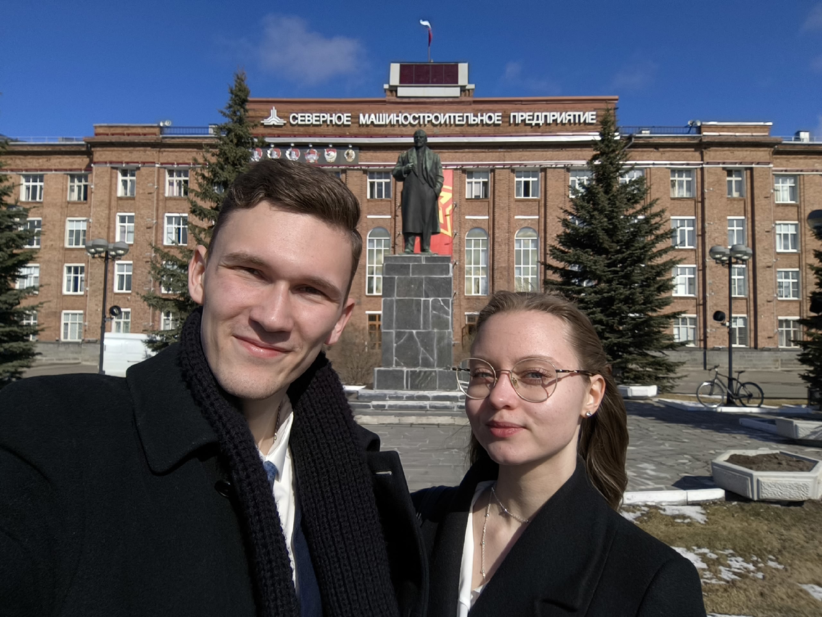 Сотрудники КБ ОСК "Алмаз" Евгений и Елизавета Некрашевичи раньше работали на заводе ОСК "Севмаш"