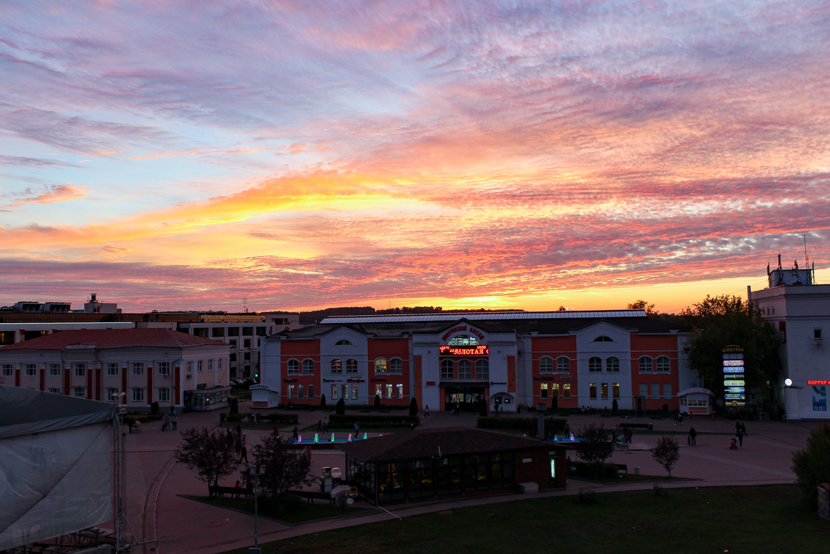 Закат в Дмитрове