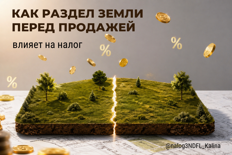 Часто перед продажей земли участки разделяют или обьединяют
