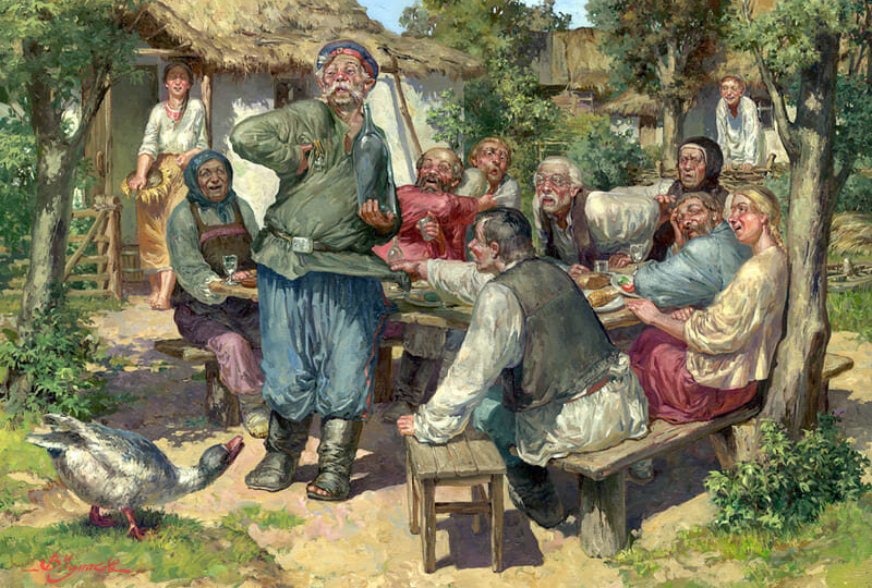 Художник Владимир Чумаков-Орлеанский, картины с названиями