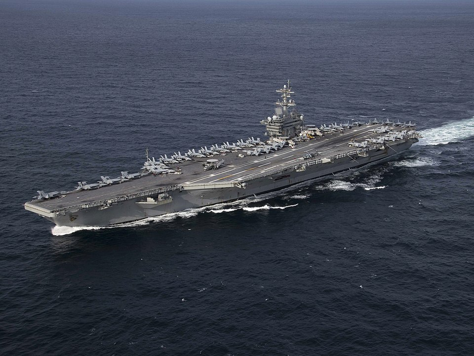 Авианосец «Авраам Линкольн» (CVN-72) в Атлантическом океане, 30 января 2019 года. Источник: USS Abraham Lincoln (CVN-72) - Wikipedia, https://en.wikipedia.org/wiki/USS_Abraham_Lincoln_(CVN-72)