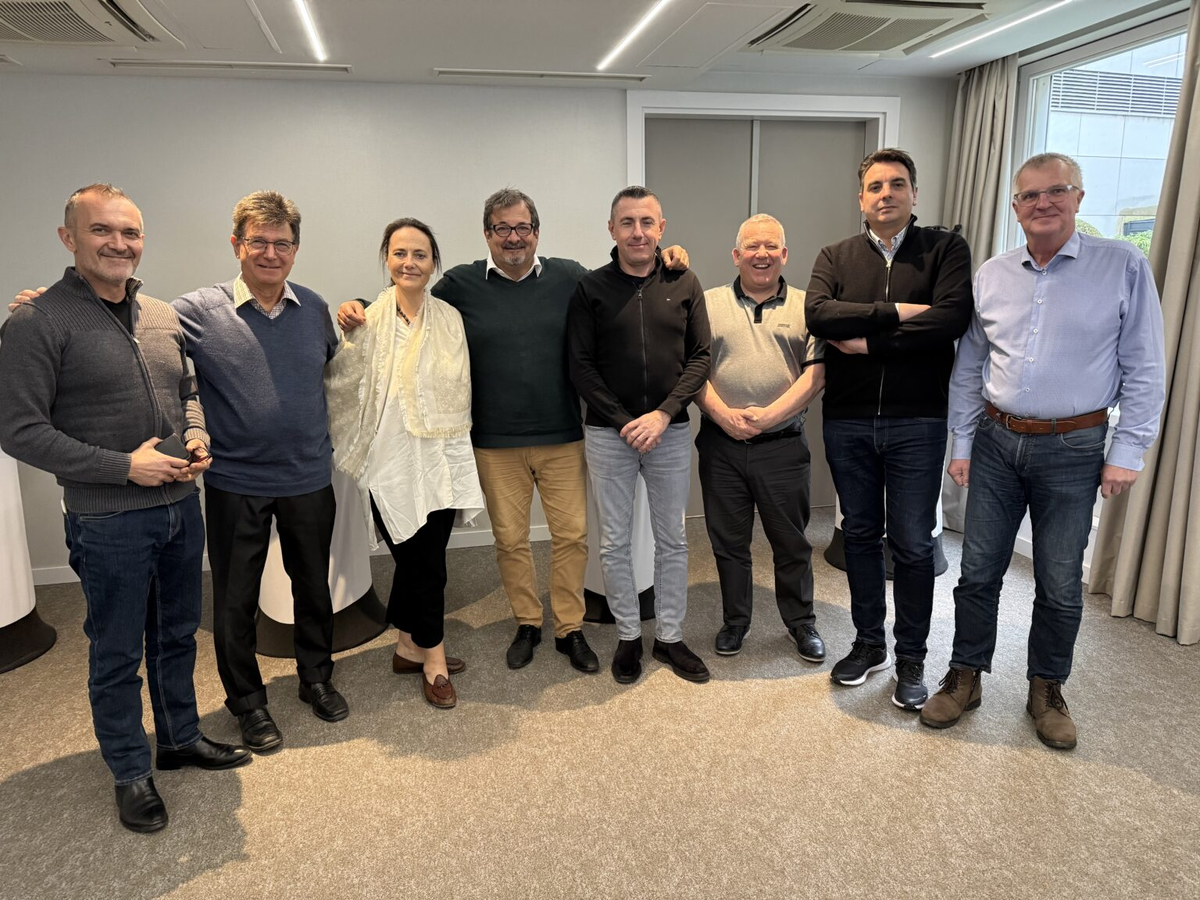 L to R: Pierre Varloteaux (Chairman of CIVA Judging Committee), Hanspeter Rohner (CIVA Vice President), Alejandra Moore (CIVA Vice President), Tamás Ábrányi (CIVA President), George Rotaru (CIVA Vice President), Steve Todd (Chairman of CIVA Rules Committee), Romain Fhal (Chairman of CIVA Catalogue Committee) and Kari Kemppi (Chairman of CIVA Information and Communication Technology Committee). 