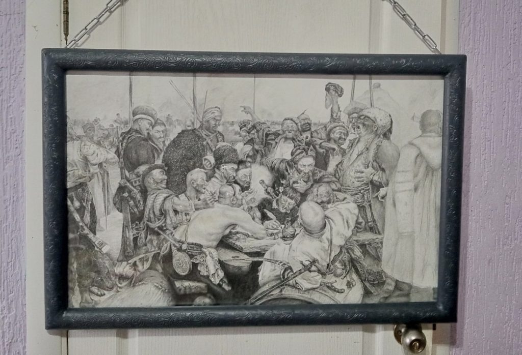    Репродукция на картину Ильи Репена. Автор: Фёдор Барабаш.