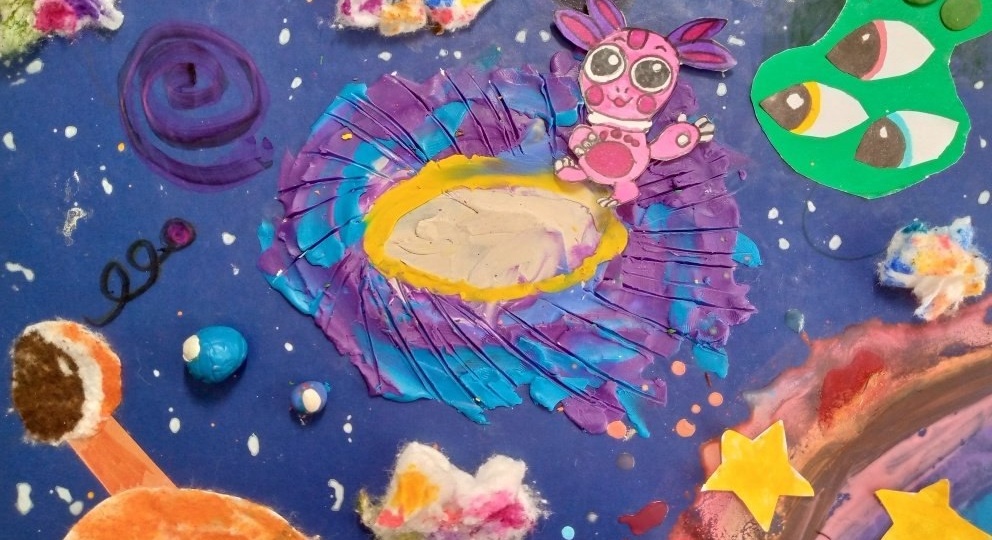 Своими творческими работами по мультсериалам «Лунтик» и  «Смешарики» поделился с нами подписчик Саид