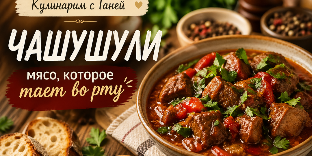 🍲 Мясо, которое тает во рту: мой уютный рецепт чашушули