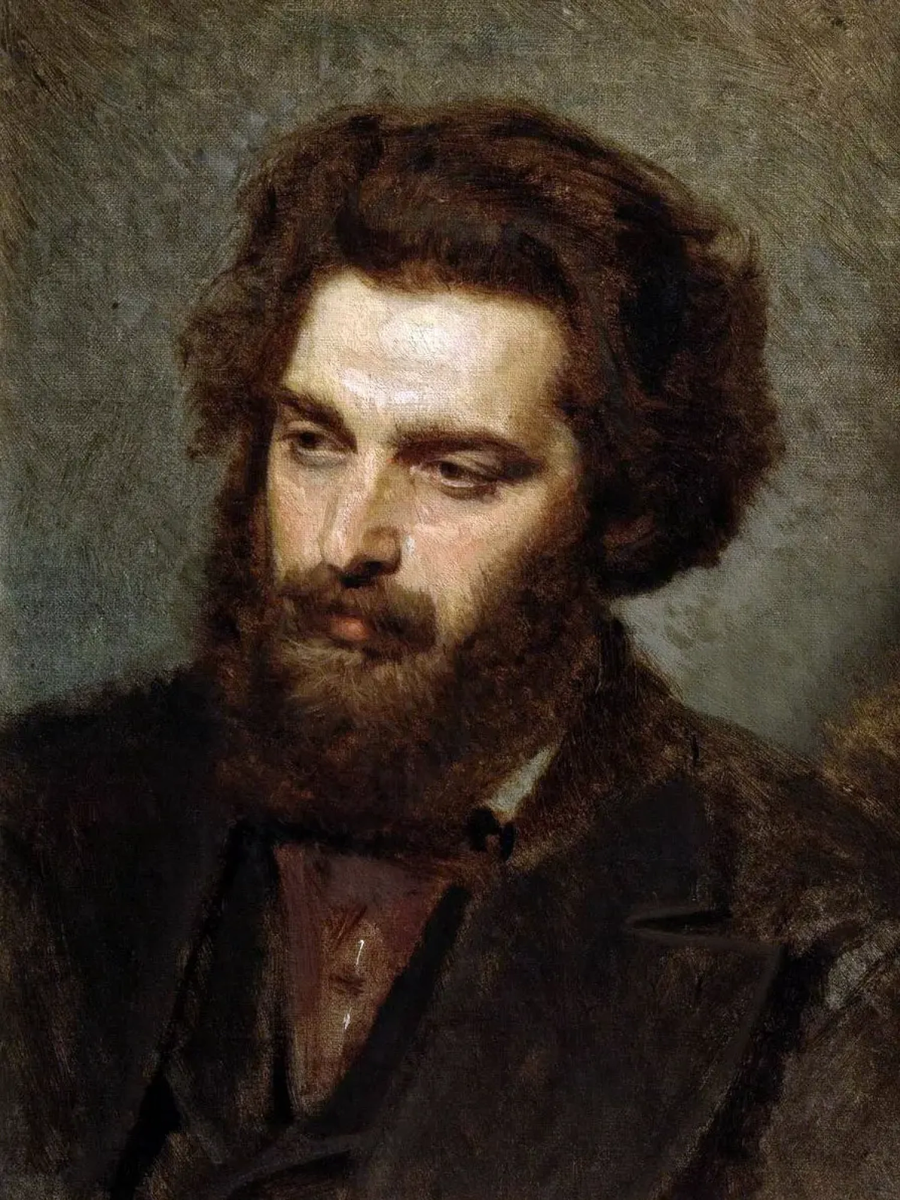 Портрет Куинджи. Иван Крамской. 1872. 