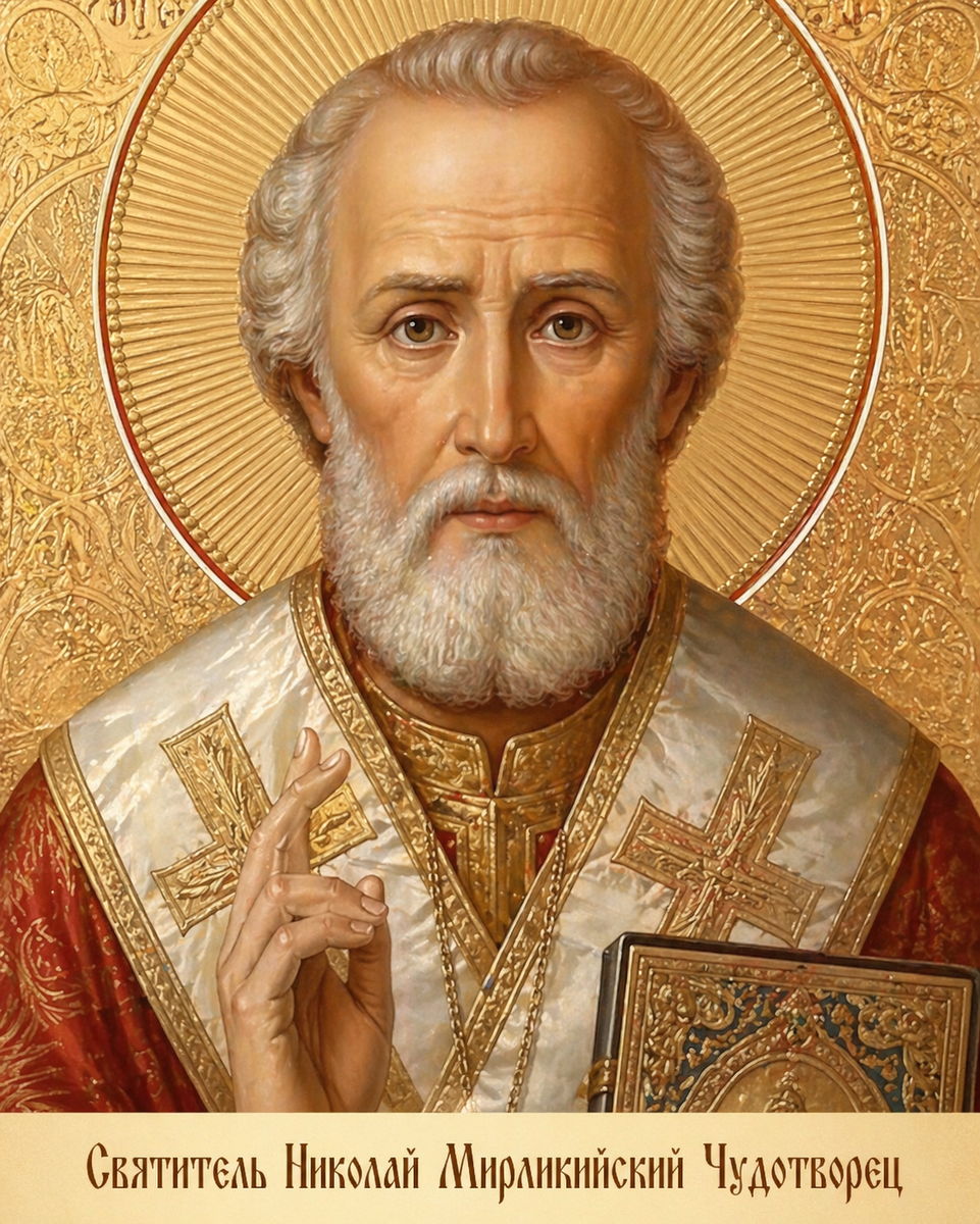 Святитель Николай Мирликийский Чудотворец