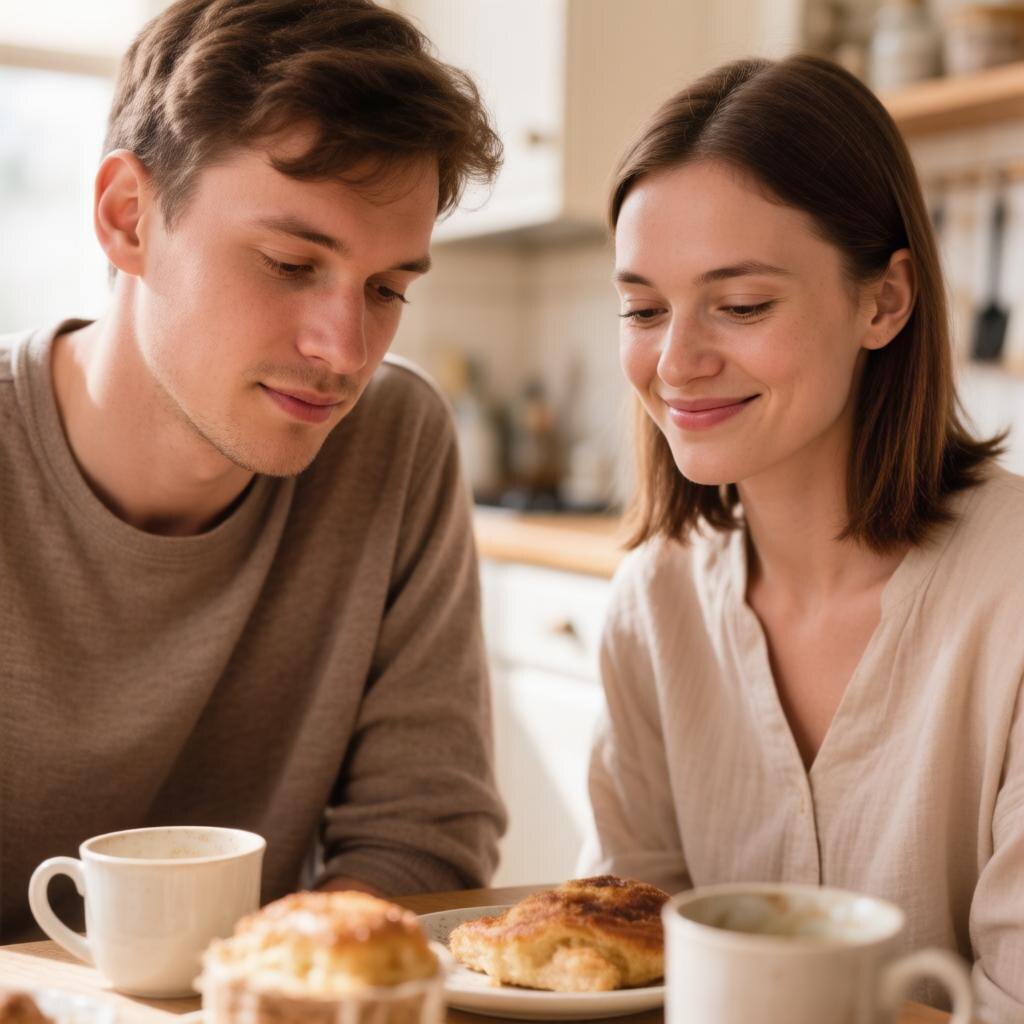 Вот так мы сидели в тот вечер — молча, обиженно, и я всё ждал, что она заговорит первой
