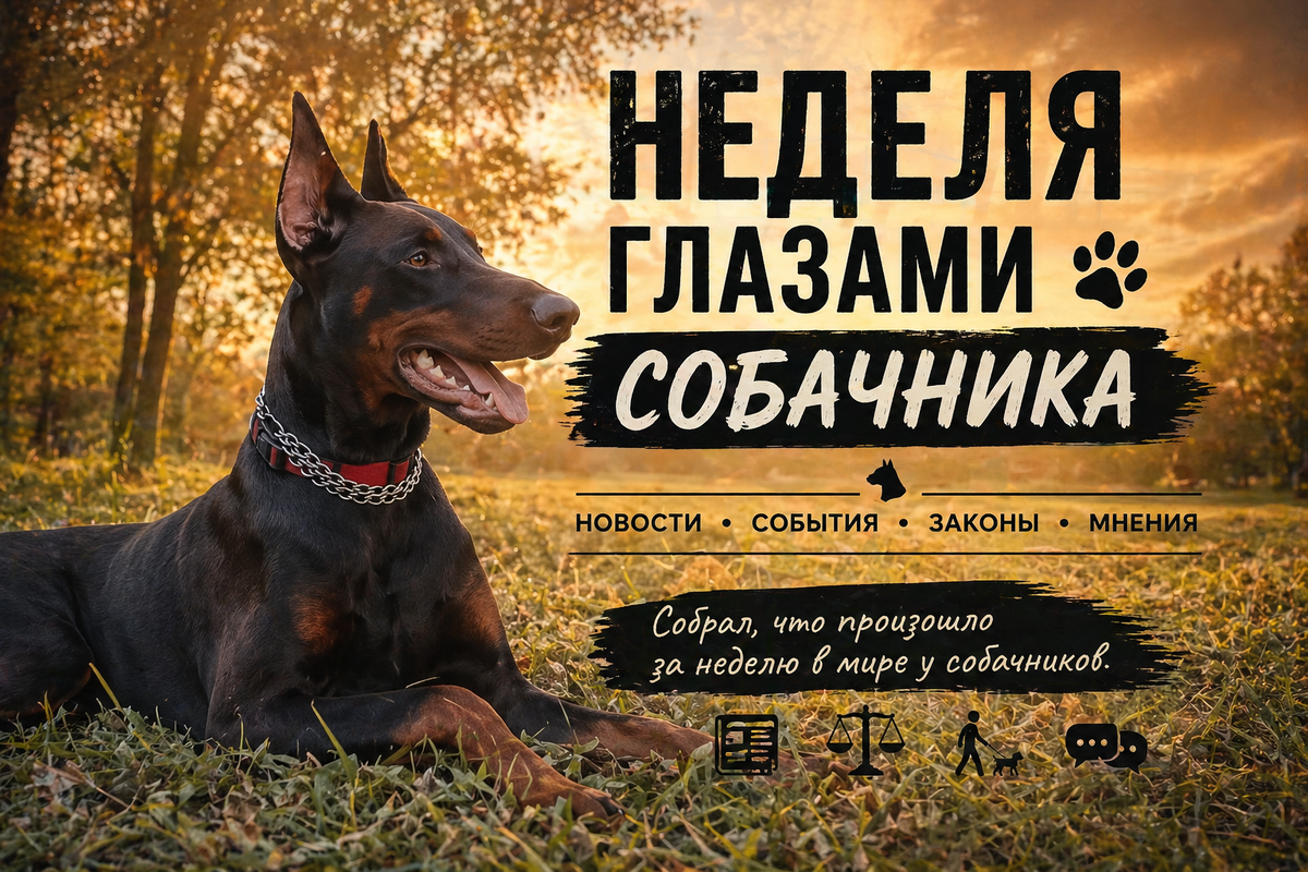 Собрал, что произошло за неделю в мире у собачников.