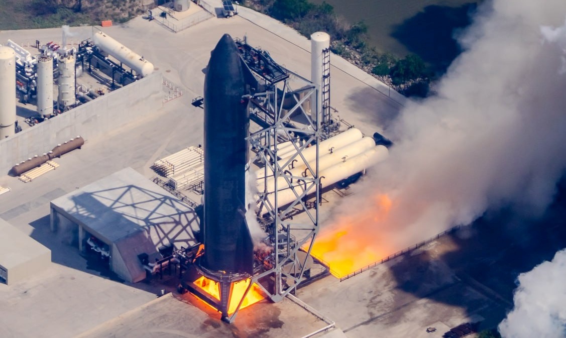Статические огневые испытания Ship39 в апреле 2026 года, фото SpaceX