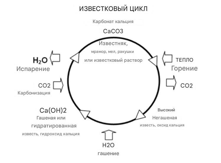 Рис. Цикл извести.