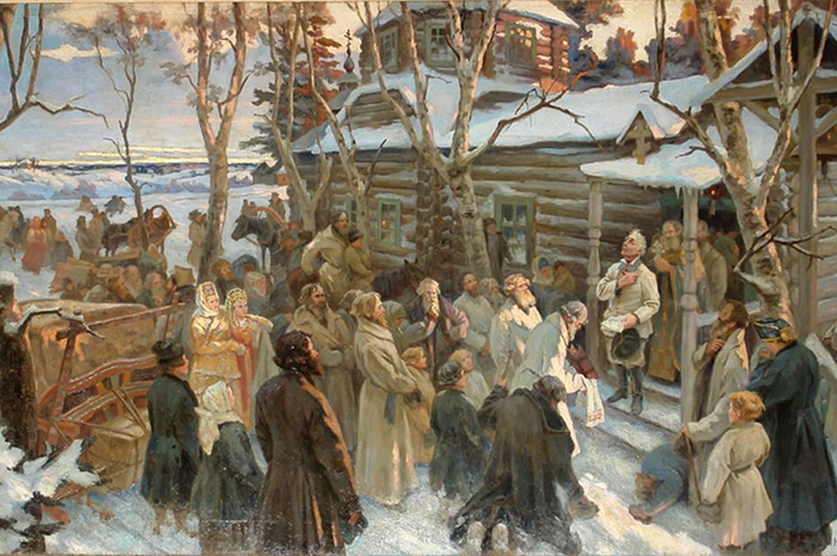 Н.А. Шабунин. Отъезд А. В. Суворова из села Кончанского в поход 1799 года