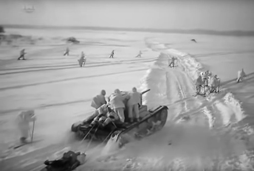 Кадр из фильма  “Разгром немецких войск под Москвой” 1942