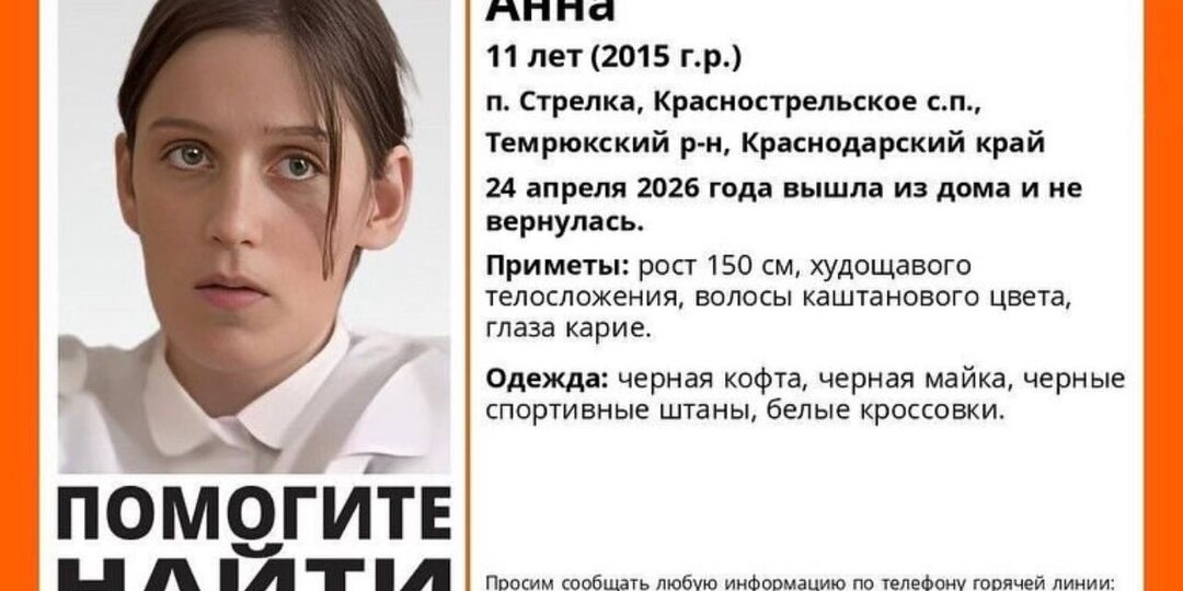 Не вернулась домой с прогулки - в