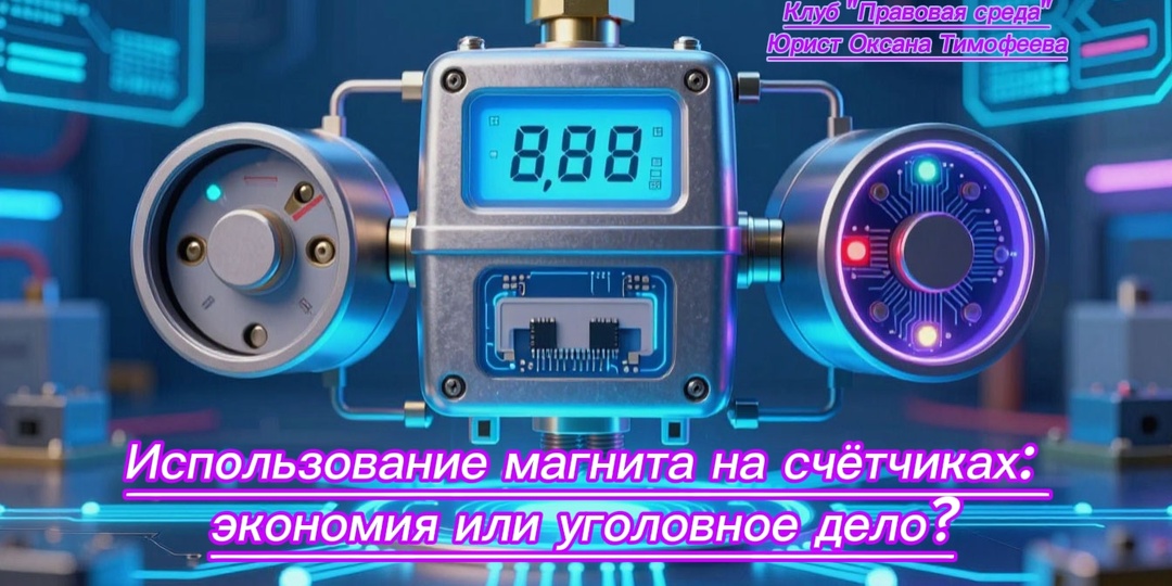 Использование магнита на счётчиках: экономия или уголовное дело?