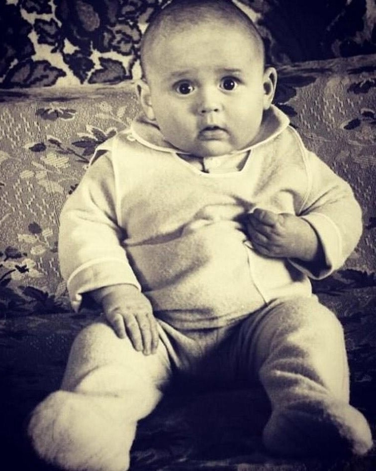 Будущий артист в детстве