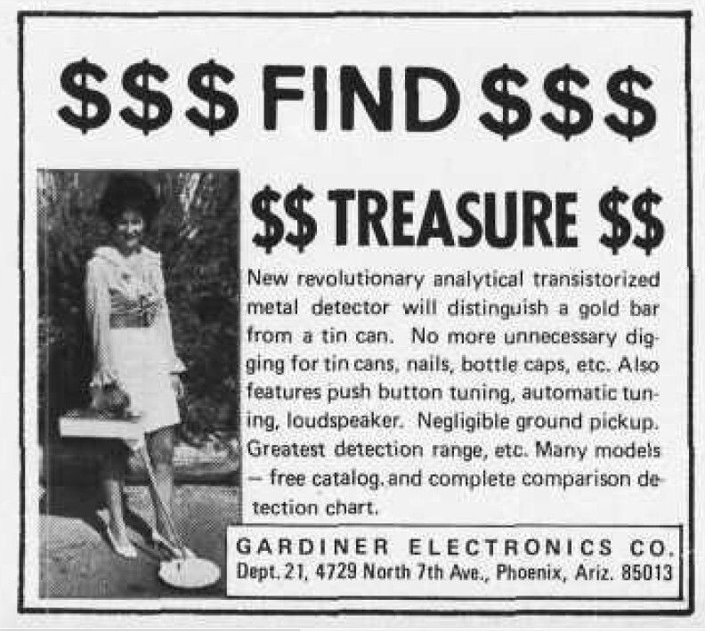 Рекламная вырезка Gardiner