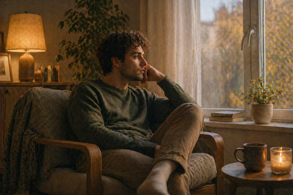 Оседает в своей усталости