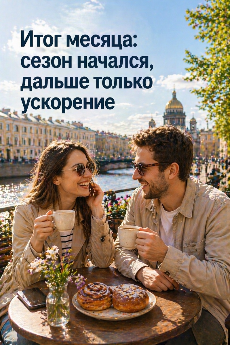 Итог месяца: сезон начался, дальше только ускорение