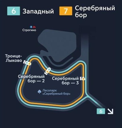 Водные маршруты №6 и №7 