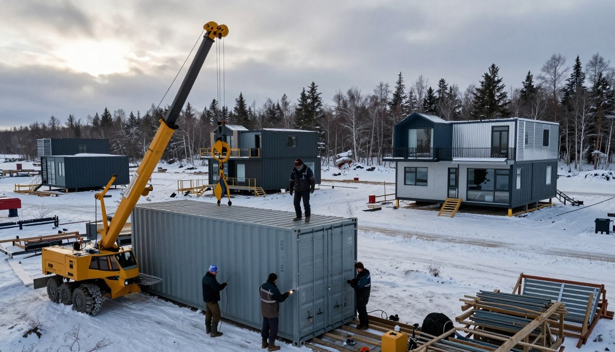строительство домов из контейнеров