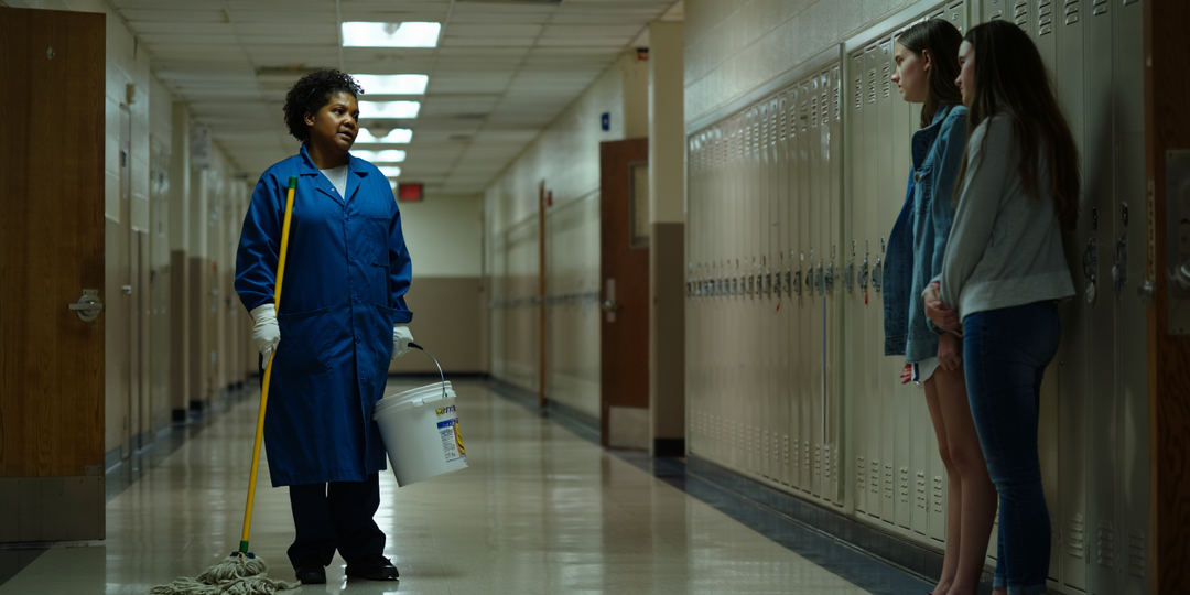 «Скажи, что администратор» — попросила дочь, стесняясь матери-уборщицы