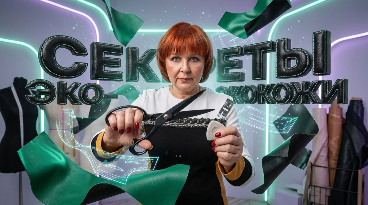    Правильный раскрой — залог того, что детали из экокожи будут сшиты аккуратно и без перекосов. LebedevAV