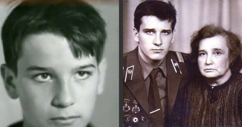    Ярослав Бойко с матерью: поддержка семьи в непростые годы.