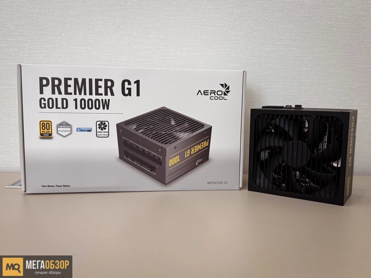    Обзор и тесты AeroCool PREMIER G1 1000. Мощный блок питания с 80 Plus Gold MegaObzor.com