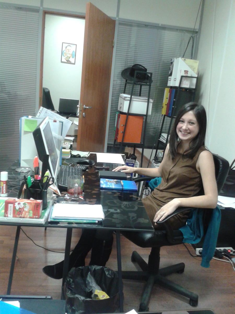 Вот мое место и кабинет начальника