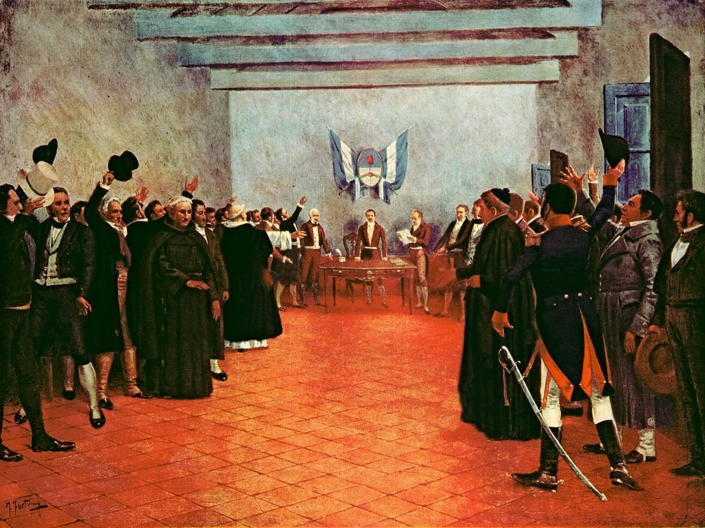 Тукуманский конгресс 9 июля 1816 г. - юридическая дата провозглашения независимости Соединенных провинций Ла-Платы (в будущем - Аргентины)