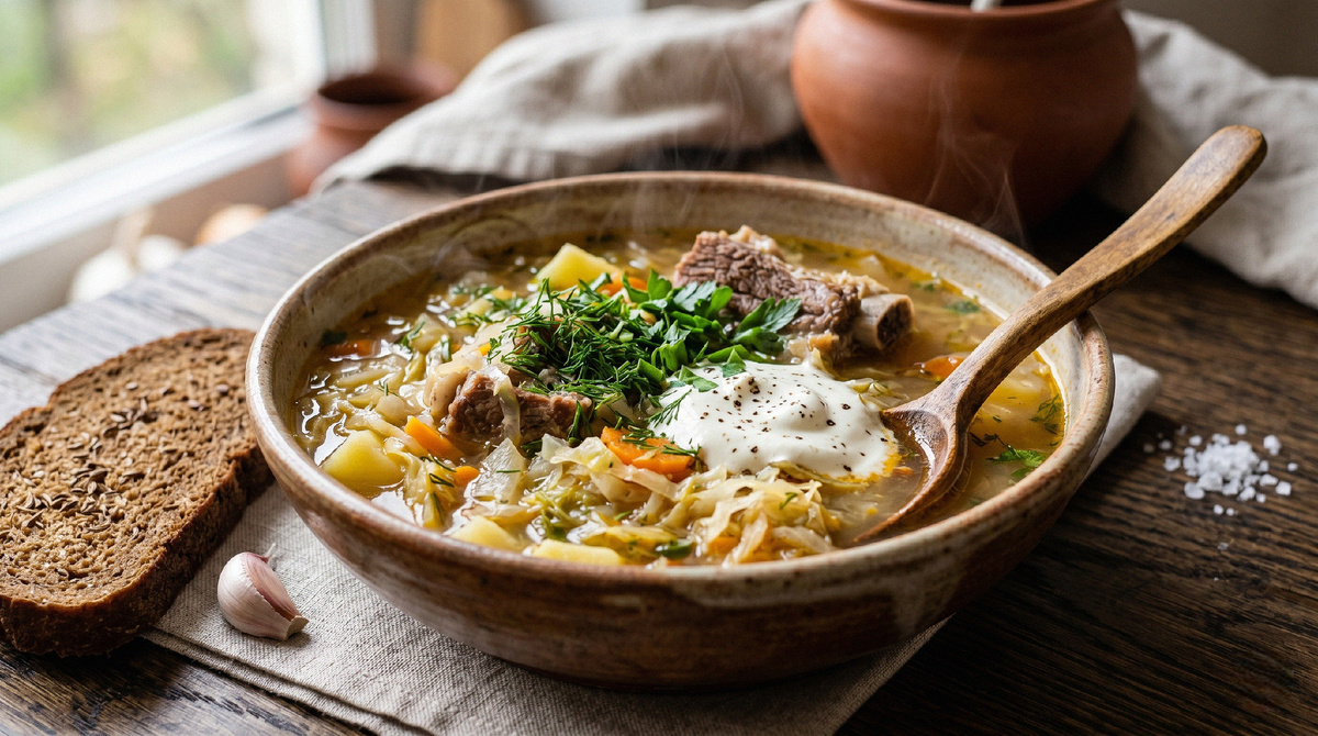 Щи из свежей капусты