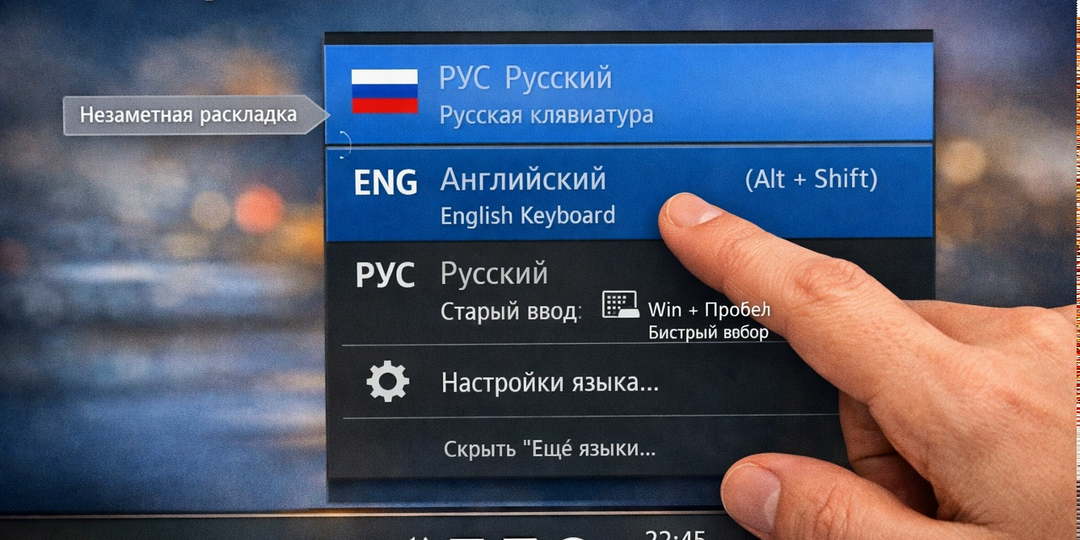 ⌨️ Магия переключения: скрытые возможности языков в Windows, о которых молчат 90% пользователей