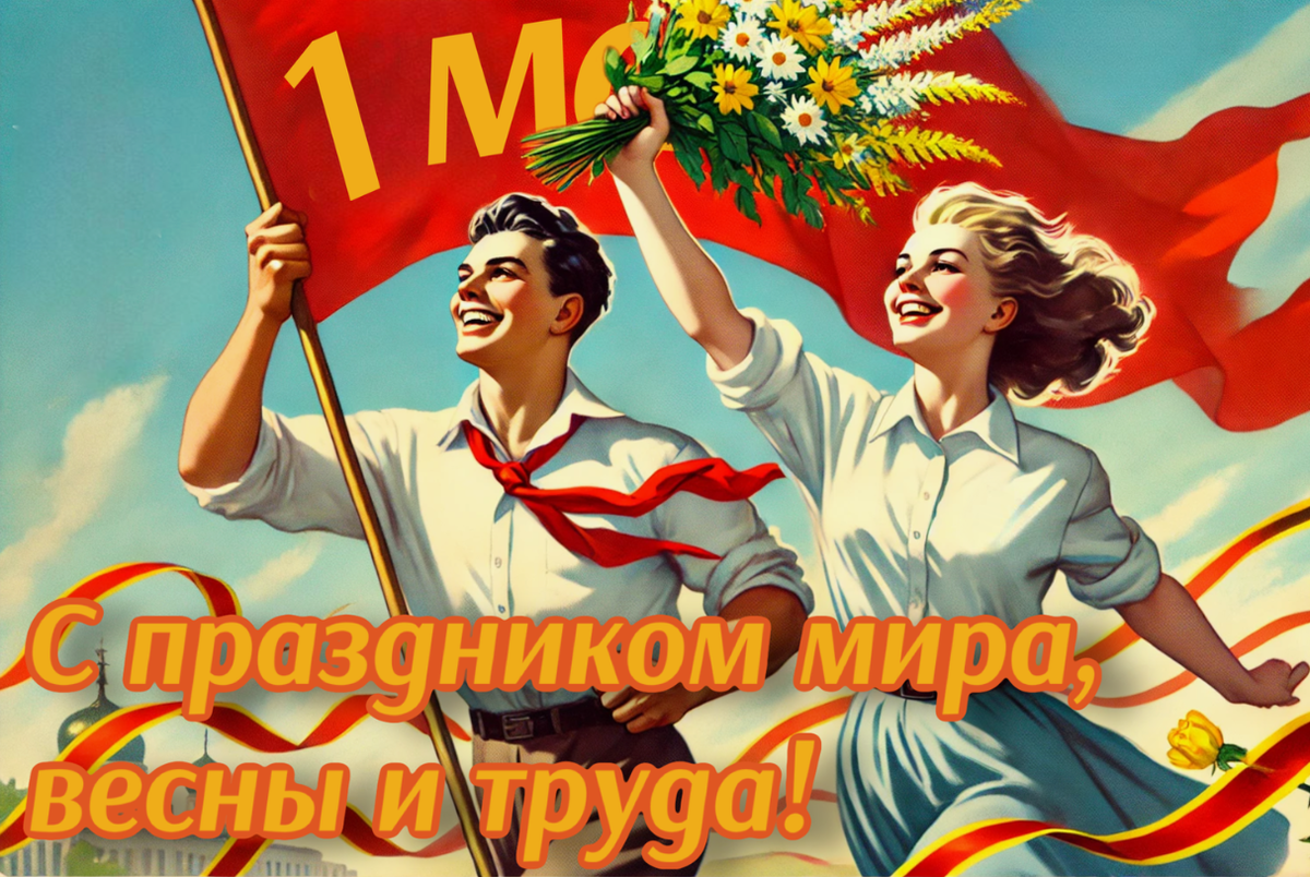 Поздравляю всех с Праздником весны и труда! С ПЕРВОМАЕМ!фото из открытого источника