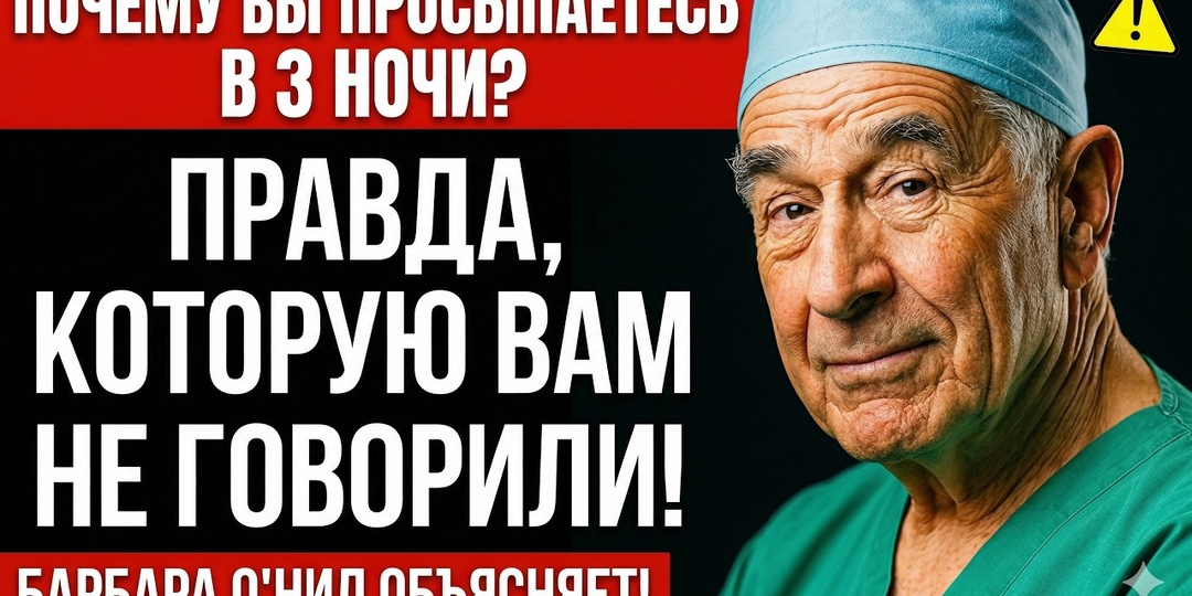 Просыпаетесь в 3–4 утра? Это не просто сон — проверьте организм